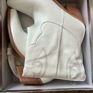 White cowboy Boots